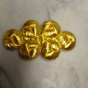 Gay Boyer great looking gold tone belt buckle